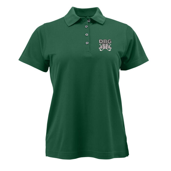 Women's - Saratoga Performance Mini Mesh *Logo* Polo Thumbnail