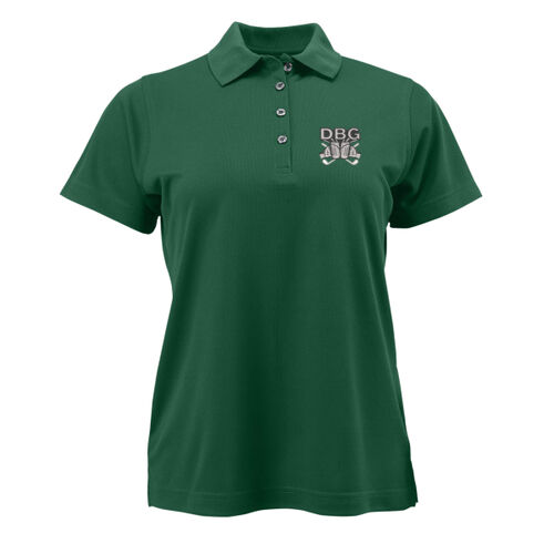 Women's - Saratoga Performance Mini Mesh *Logo* Polo Thumbnail