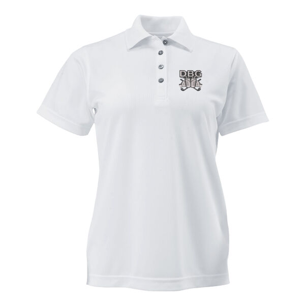 Women's - Saratoga Performance Mini Mesh *Logo* Polo Thumbnail